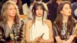 刘亦菲、谷爱凌、NewJeans Hyein巴黎时装周同坐！