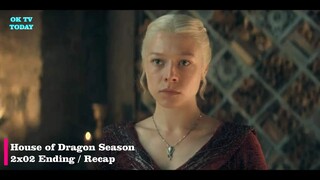 House of the Dragon - Season 2 Episode 2 - Rhaenyra the Cruel Ending Scene Recap