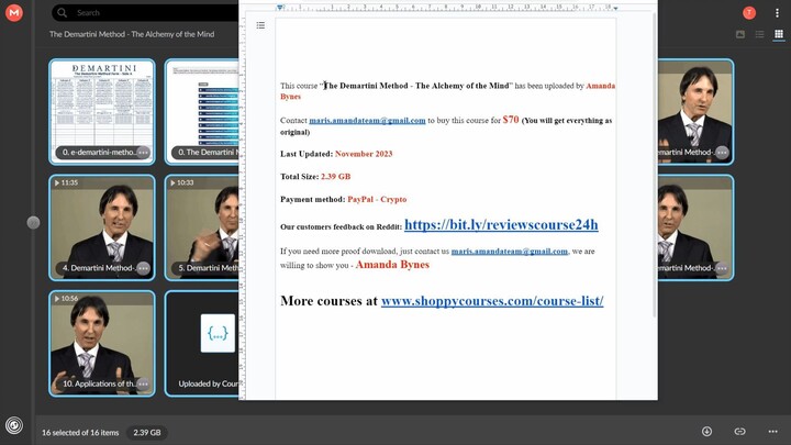 [$70] The Demartini Method - The Alchemy of the Mind