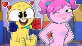 PLAYER has a CUTE GIRLFRIEND PLAYER!? - Cartoon Animation (Poppy Playtime)