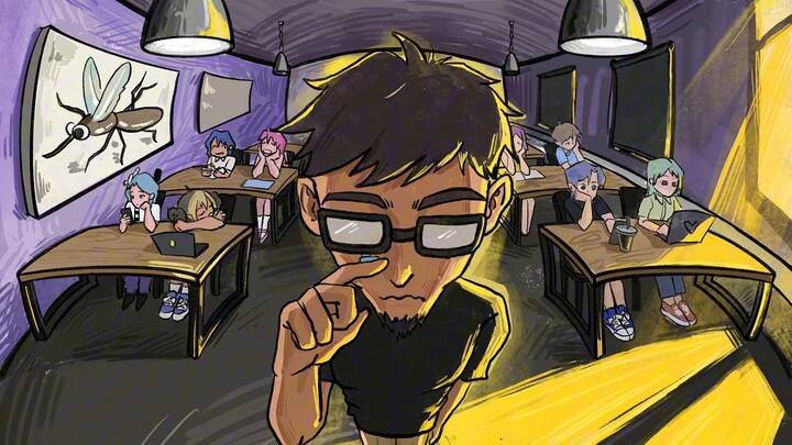 2025 Graduation Animation "Teacher on the Left, AI on the Right"