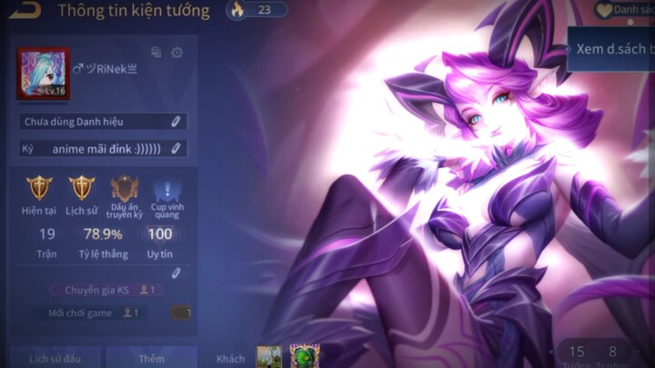 kiếm người chs liên quân cùng Damian( Damian ms mất ACC đang cày lại)