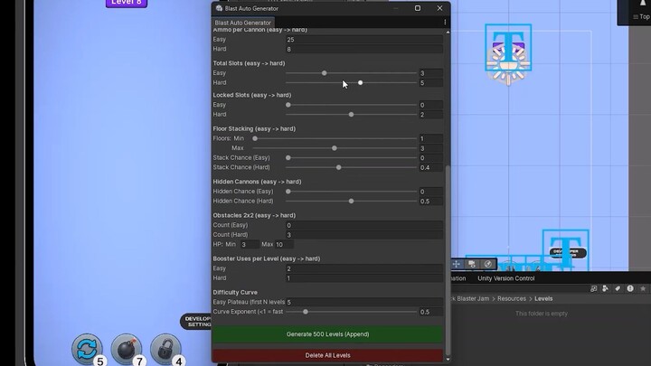 Block Blaster Jam - Unity Game Template Asset