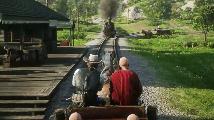 Carriage vs. Train Showdown [Red Dead Redemption 2]