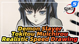 Realistic Speed Drawing Of Mist Hashira - Tokitou Muichirou | Demon Slayer_5