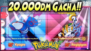 😂 KHILAF 20.000dm GACHA KYOGRE & REGIGIGAS S+ 🔥🔥 POKEMON POCKET INCOMING