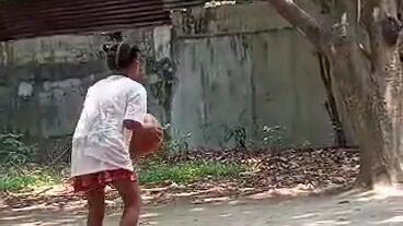 c Nicole walang mintis sa tita Ng bola