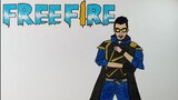 Cara menggambar free fire || Menggambar Alok dari free fire