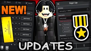 Checking Out All The NEW Website Updates! Menus, Badges, Game Passes, Sign-Up Page & MORE! (ROBLOX)