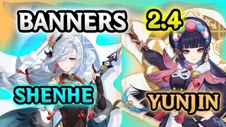 🔴CONFIRMADO..!! SHENHE ❄ + YUNJIN + Banners 2.4 - Genshin Impact Español