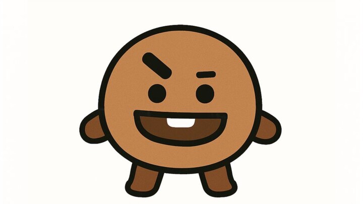 BT21 SHOOKY SUGA (part 1 drawing)