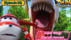 Super Wings Electric Heroes (Episode 05) Into the World of Donisaurs