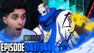 "THE WANO SAMURAI" One Piece Ep. 343,344 Live Reaction!