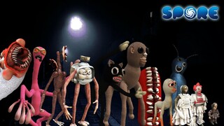 Horror Monsters Size Comparison | SPORE