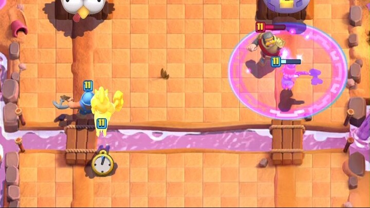 Clash Royale: 2/9 gameplay (how to use rage!)