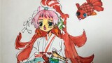 [Painting]Draw cartoon characters of Huashaobei(Cross-dressing ver.)