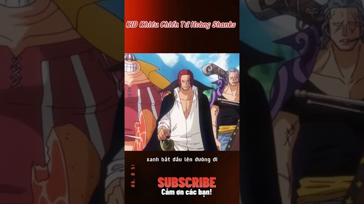 KID Ve Chai Khiêu Chiến Tứ Hoàng Shanks #reviewanime #anime #tomtatanime #onepiece #animehay