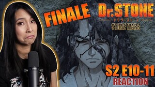 TSUKASA!! 😭 | Dr.STONE STONE WARS FINALE Episode 10-11 Reaction Highlights
