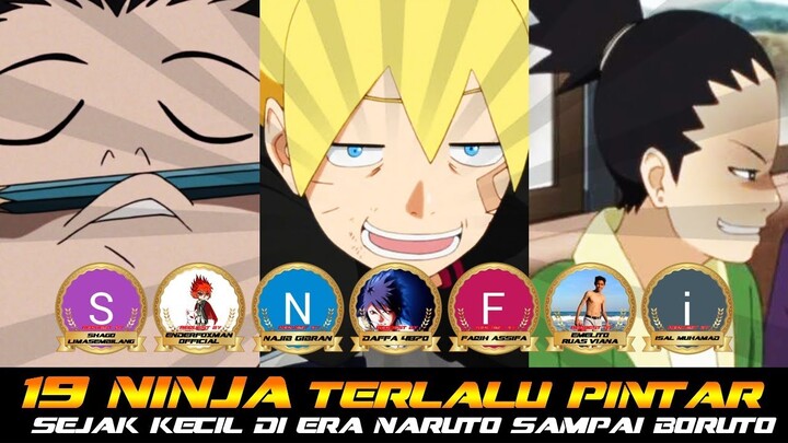 19 NINJA YANG TERLALU PINTAR SEJAK KECIL DI ERA NARUTO SAMPAI BORUTO