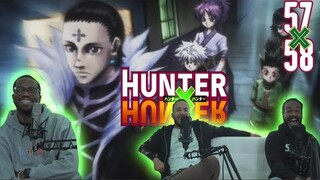 HUNTER X HUNTER EPISODE 57 & 58 REACTION | CHROLLO CAPTURED!