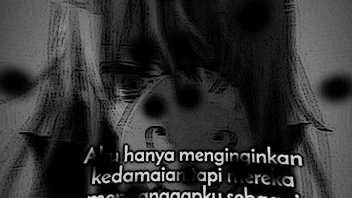 ''Hannya ingin kedamaian"