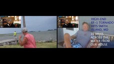 WATERSPOUT/TORNADO HITS ON 1ST DAY OF OUR VACATION Joe Bump's Reaction