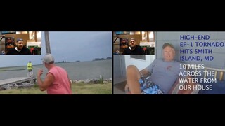 WATERSPOUT/TORNADO HITS ON 1ST DAY OF OUR VACATION Joe Bump's Reaction