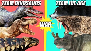 Dinosaurs vs Primal Beasts Turf War | SPORE