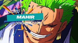 ZORO MAHIR DENGAN PEDANG - ONE PIECE AMV