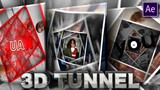 3D Tunnel Tutorial On After Effects EASY