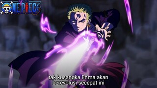 FULL REVIEW OP 1117 - KEREN! PEDANG ZORO BEREVOLUSI! ENMA NAIK LEVEL MENJADI SAIJO O WAZAMONO