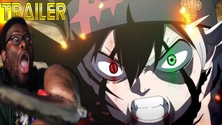 Black Clover: Sword of the Wizard King Official Netflix Trailer Reaction | Kingu Reaction