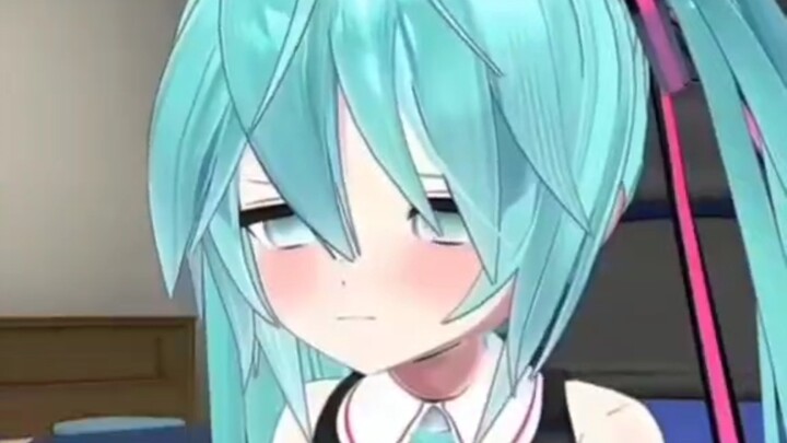 Miku menonton film