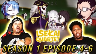 UNLIKELY ALLIES! Isekai Quartet Reaction Season 1 Ep 4 5 6