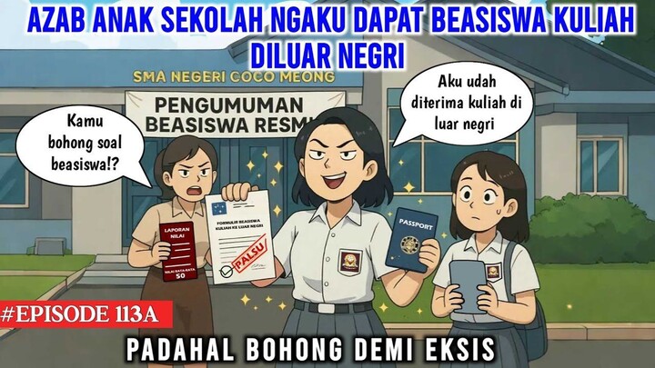 AZAB ANAK SEKOLAH NGAKU DAPAT BEASISWA KULIAH DILUAR NEGRI! PADAHAL BOHONG  COCO
