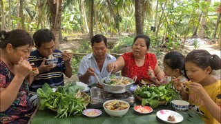 Thử Một Lần Là Ghiền với Món Vịt Nấu Chao Nhúng Rau Muống Vườn | TKQ & Family T971