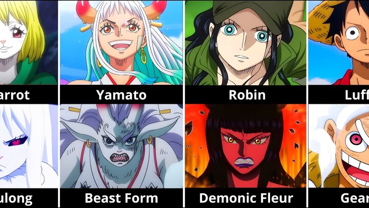 The Final Form of Every One Piece Characters