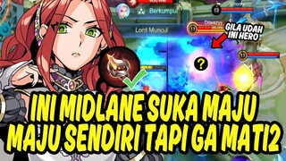 SUKA MAJU MAJU DALEM TOWER BUKANNYA MATI MALAH DAPET KILL DAN MVP - Mobile Legends