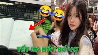 Chuẩn bị cho tết ra mắt bố vợ😂 - Top comemnts.