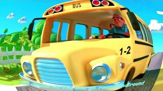 Wheels on the Bus Fisheye Effect | Nursery Rhymes