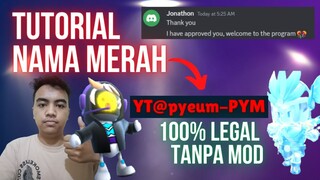 Tutor Nama Merah❓ Cara Jadi Official Content Creator Stumble Guys✔️