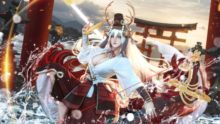 “Namaku Suzuka Gozen, penguasa sejati Gunung Suzuka.” (Cosplay Onmyoji Suzuka Gozen)