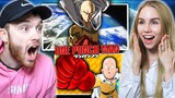 My Wife And I React To One Punch Man Openings 1-2 | Anime OP Reaction