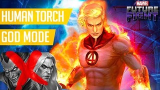 HUMAN TORCH 100% SOLO vs HARDEST Knull & Mephisto Stage!! - Marvel Future Fight