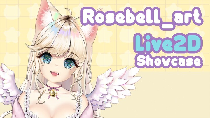[Live2D Vtuber Model Showcase] Rosebell_art Live2D Model