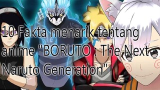 Kalian Harus Tau nih Berikut 10 Fakta menarik tentang anime "BORUTO : The Next Naruto Generation"
