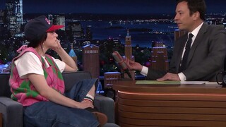Billie Eilish menjadi tamu di acara "The Tonight Show", berbagi kisah di balik pembuatan lagu tema f