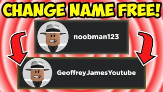 How to Change Your Roblox Username for FREE - (Without 1,000 ROBUX)