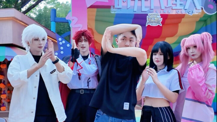 Nge-dance LINK CLICKOP di Taman Hiburan!