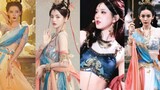 Zhao Lusi's Dunhuang goddess look is trending? If you dare to brag, don't be afraid of comparison! T